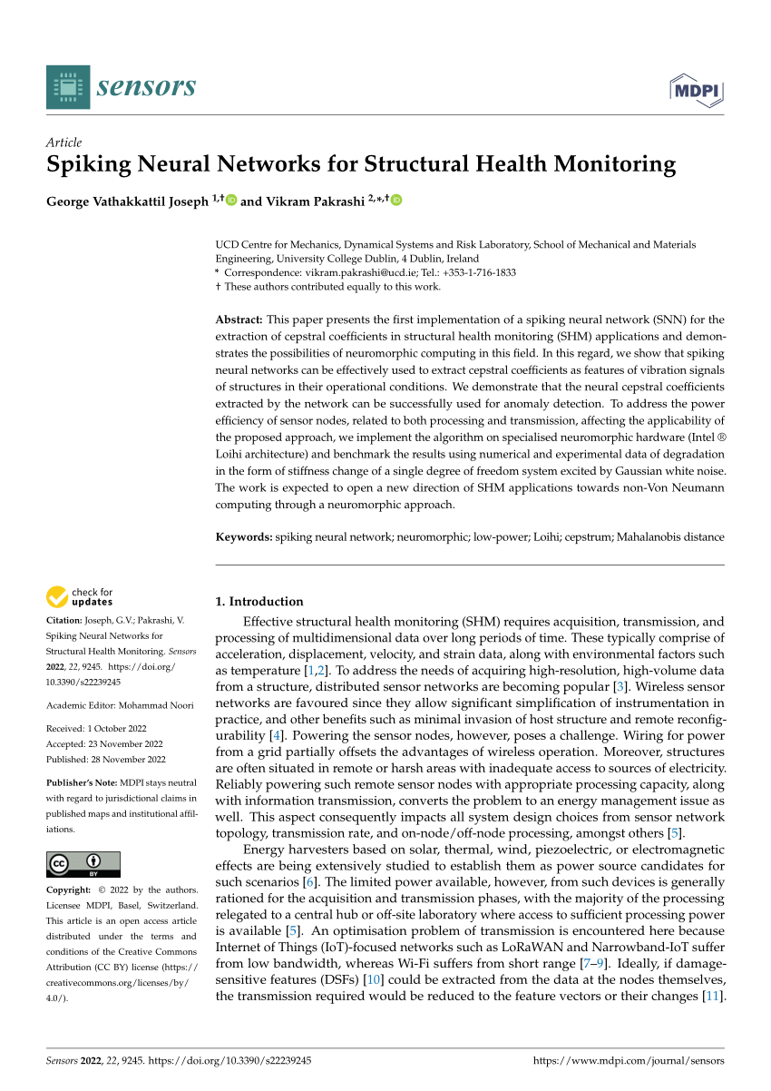 research papers on structural health monitoring