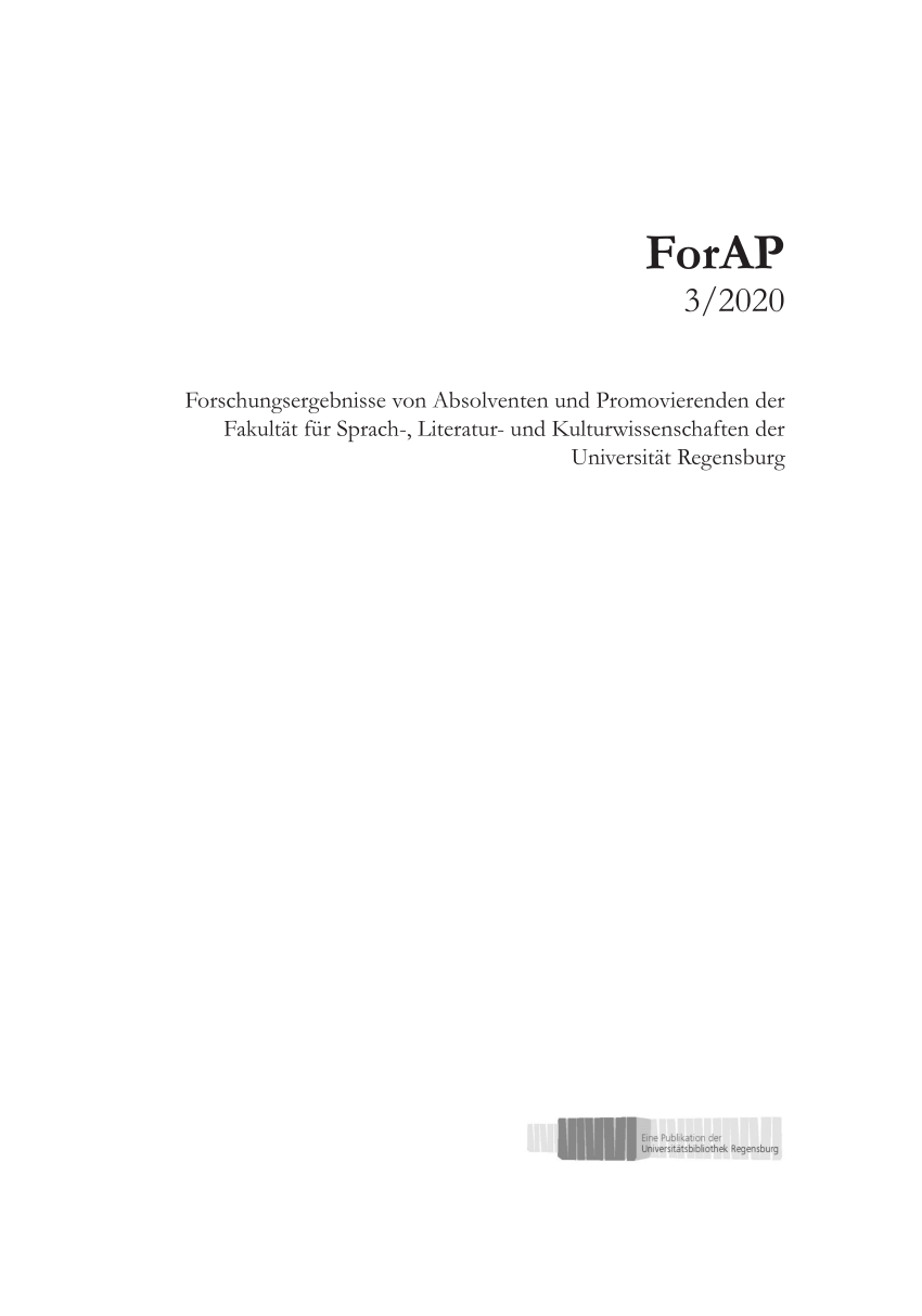 PDF ForAP Forschungsergebnisse von Absolventen und  