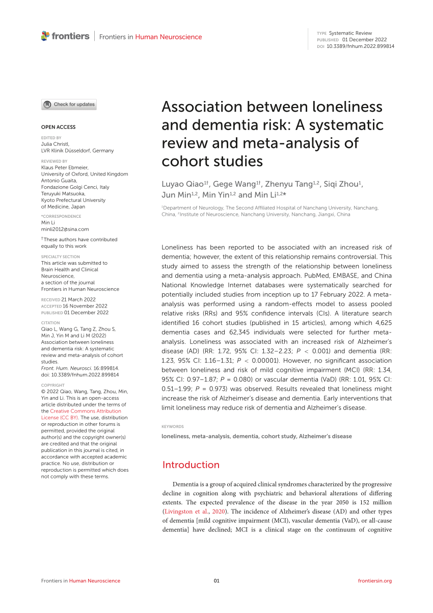 loneliness research paper thesis