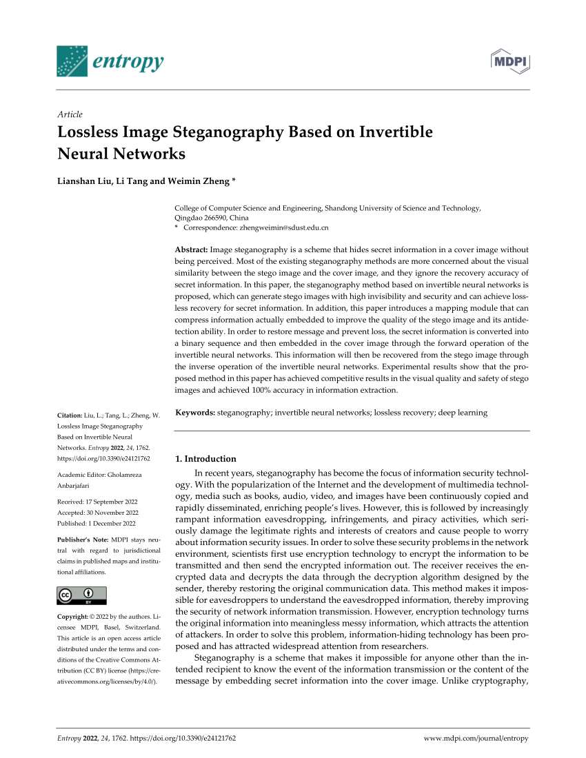 research paper on image steganography