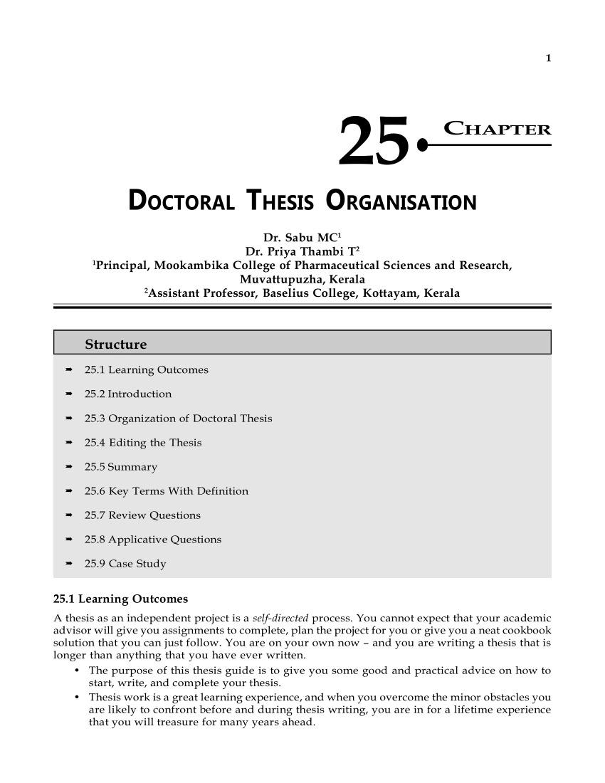 doctoral thesis on leadership