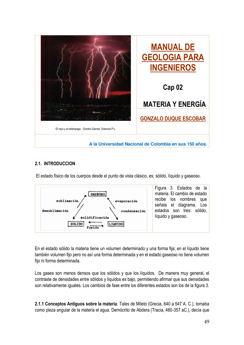 Calaméo - Manual de geología para Ingenieros (2022). Obra completa