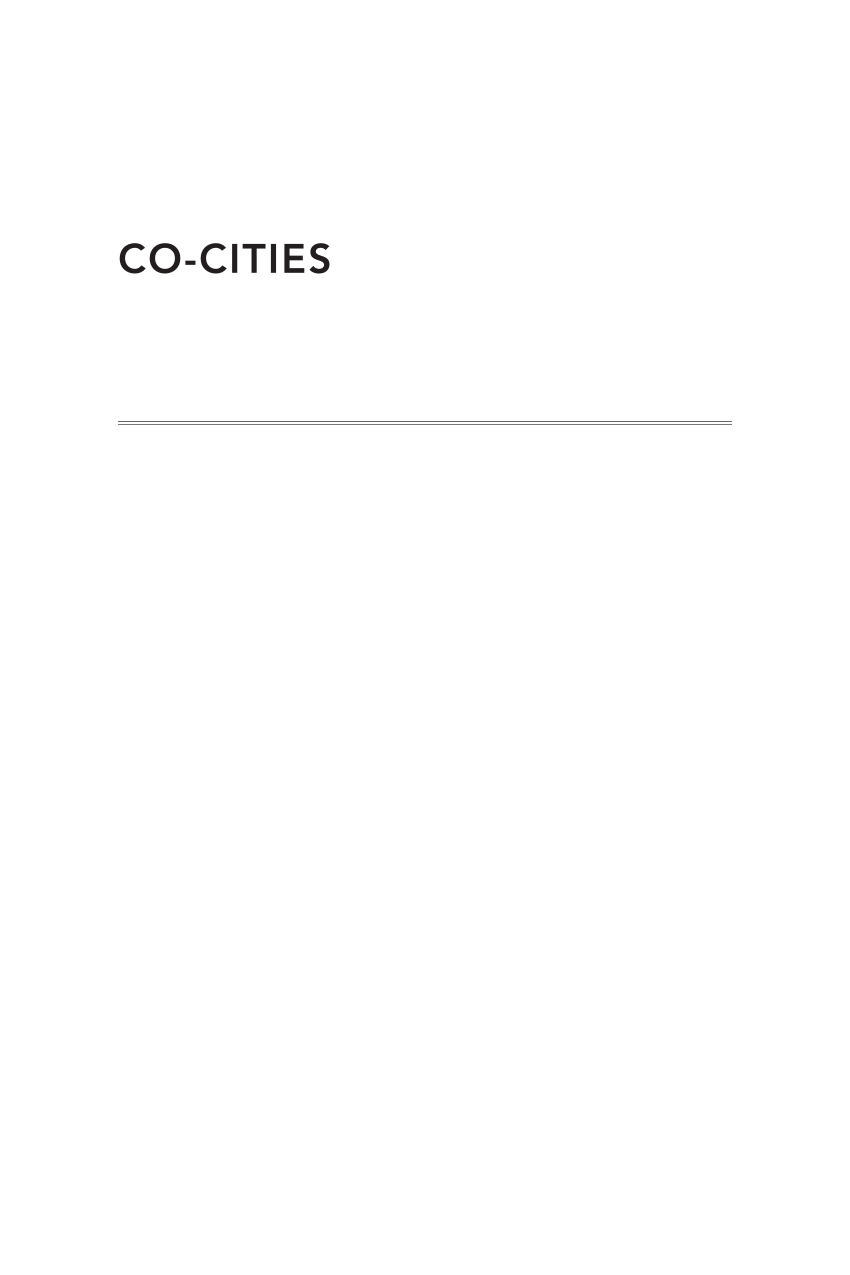 PDF) Co-Cities: Innovative Transitions toward Just and Self