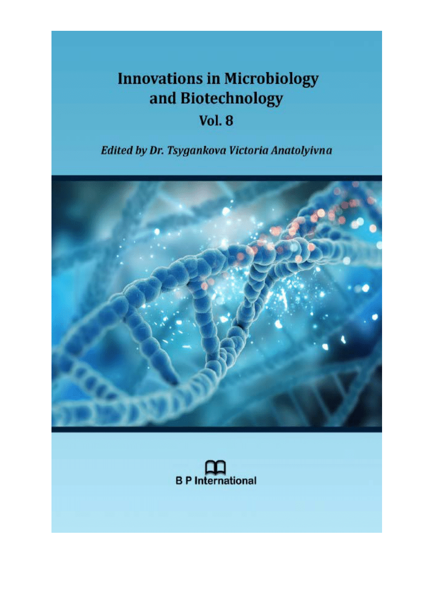 (PDF) Book Innovations in Microbiology and Biotechnology Vol. 8