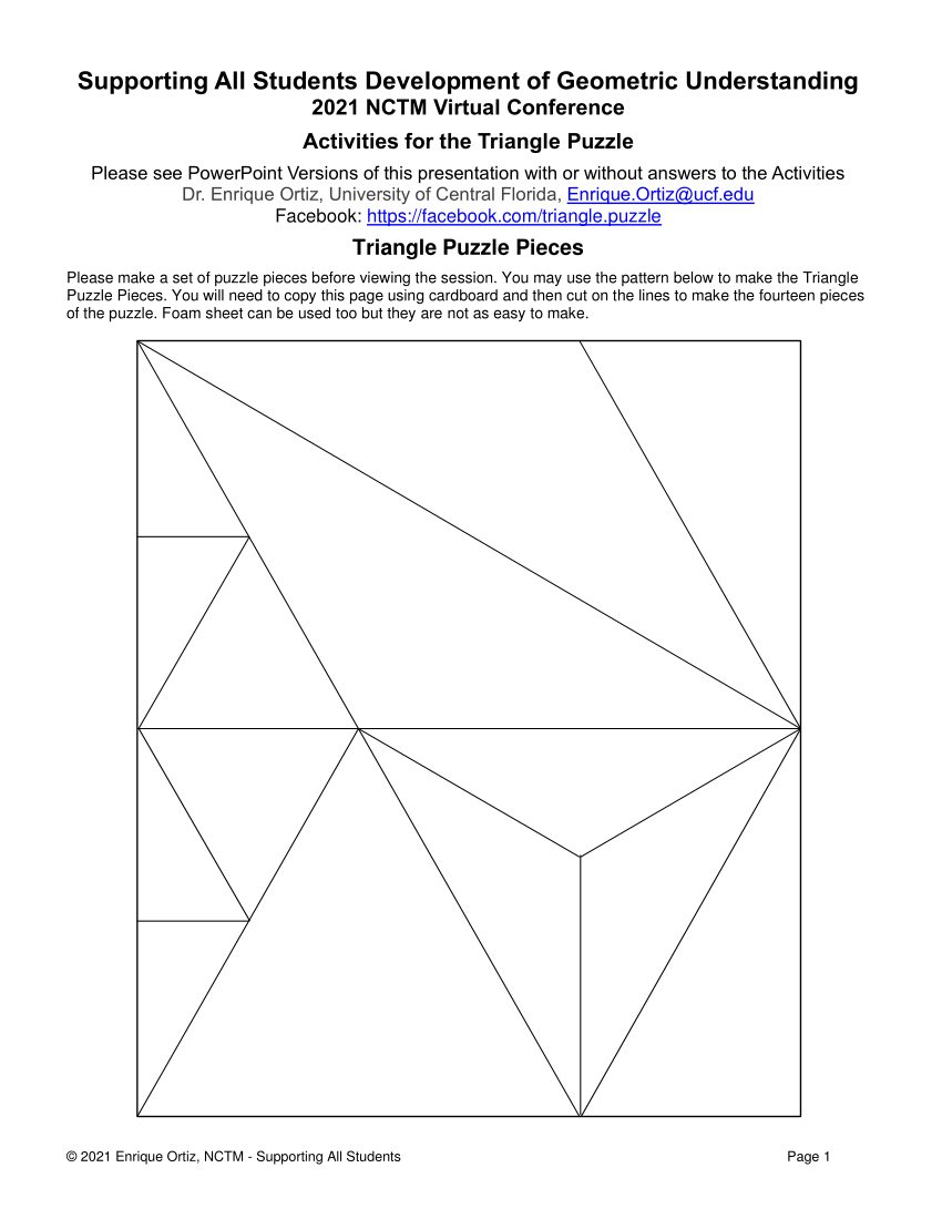 (PDF) Supporting All Students Development of Geometric Understanding
