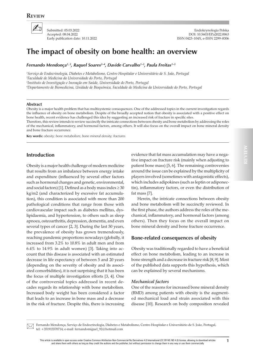 Understanding How Obesity Affects Bone Health and Risk of Fractures -  Obesity Action Coalition