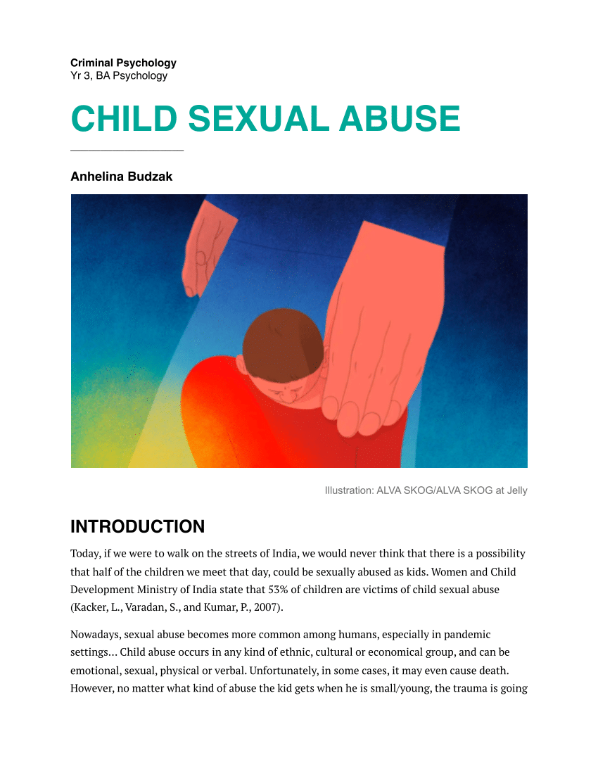 sexual abuse essay introduction