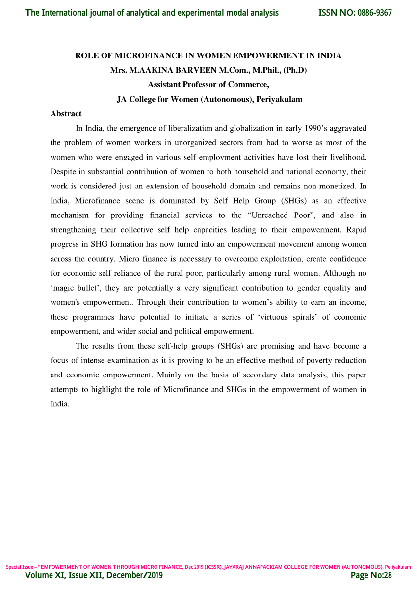 phd thesis on microfinance in india