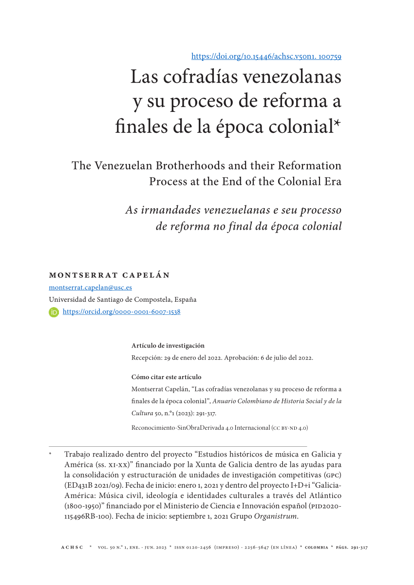 PDF) AUTORIDAD Y CONTROL: EL CABILDO Y LAS COFRADÍAS INDÍGENAS DE