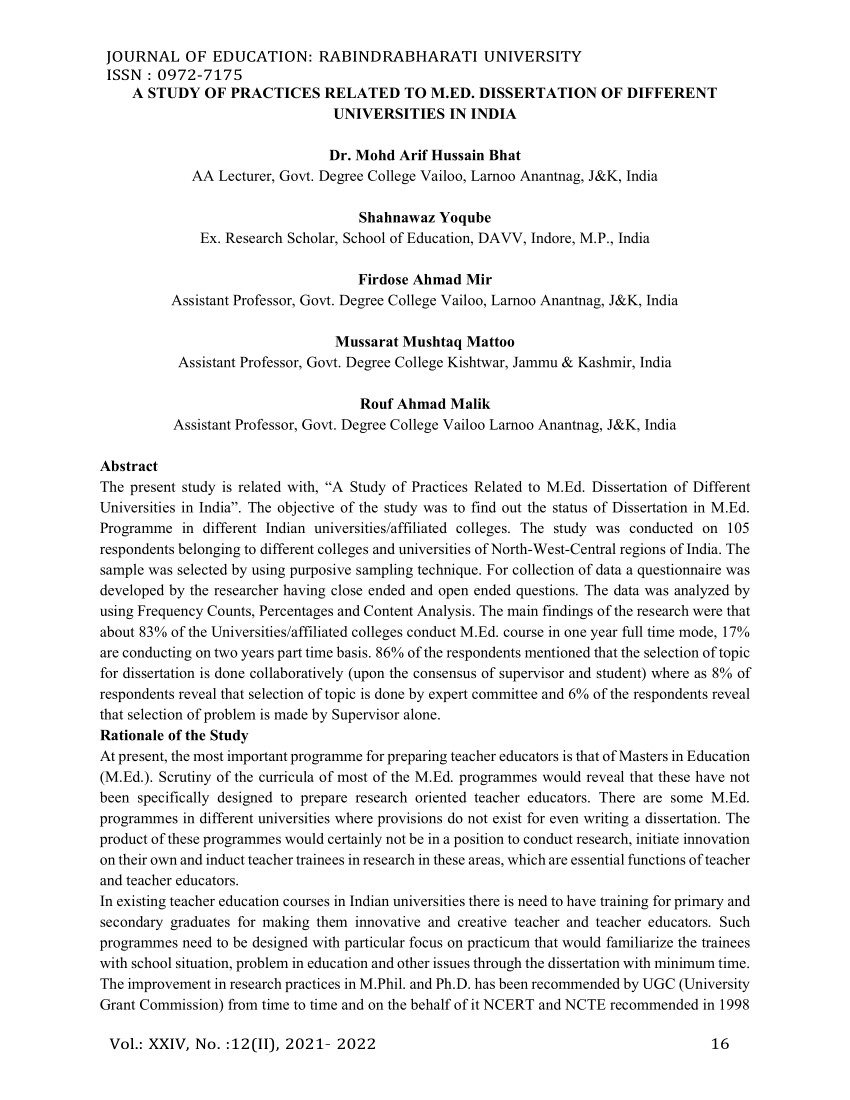 m ed dissertation in hindi pdf free download