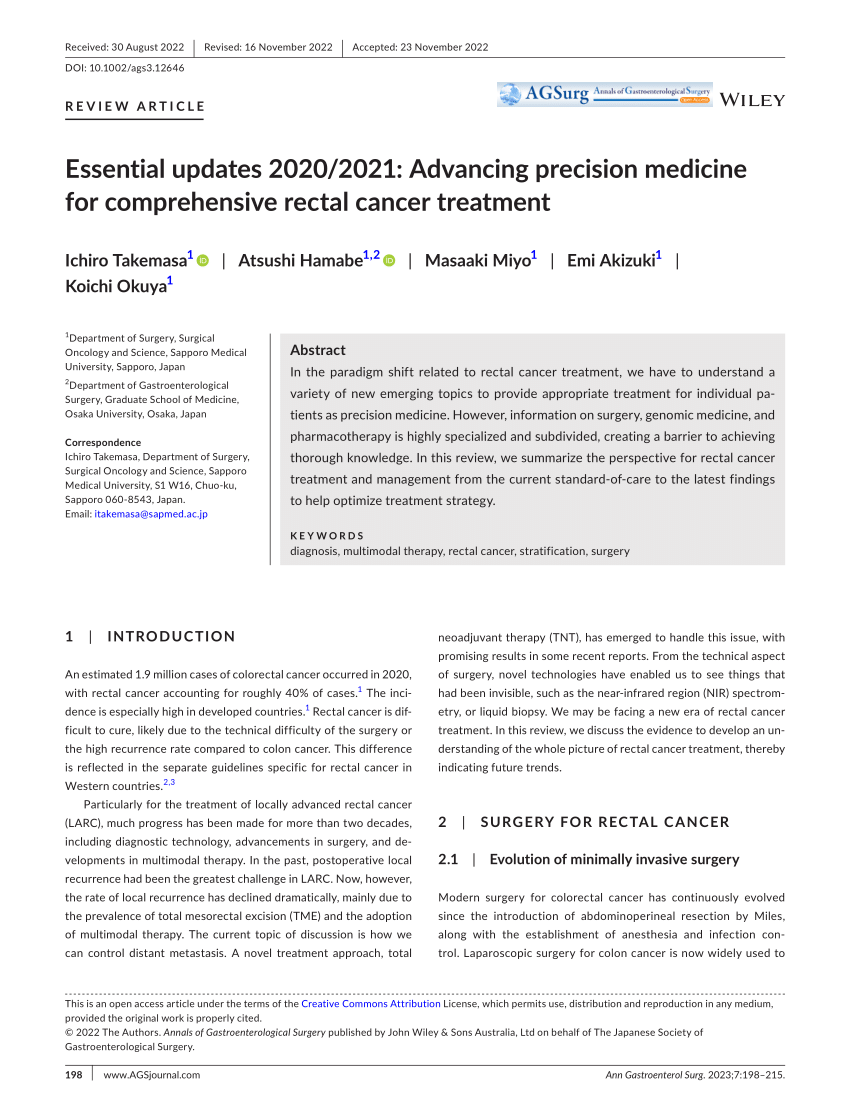 PDF) Essential updates 2020/2021: Advancing precision medicine for 