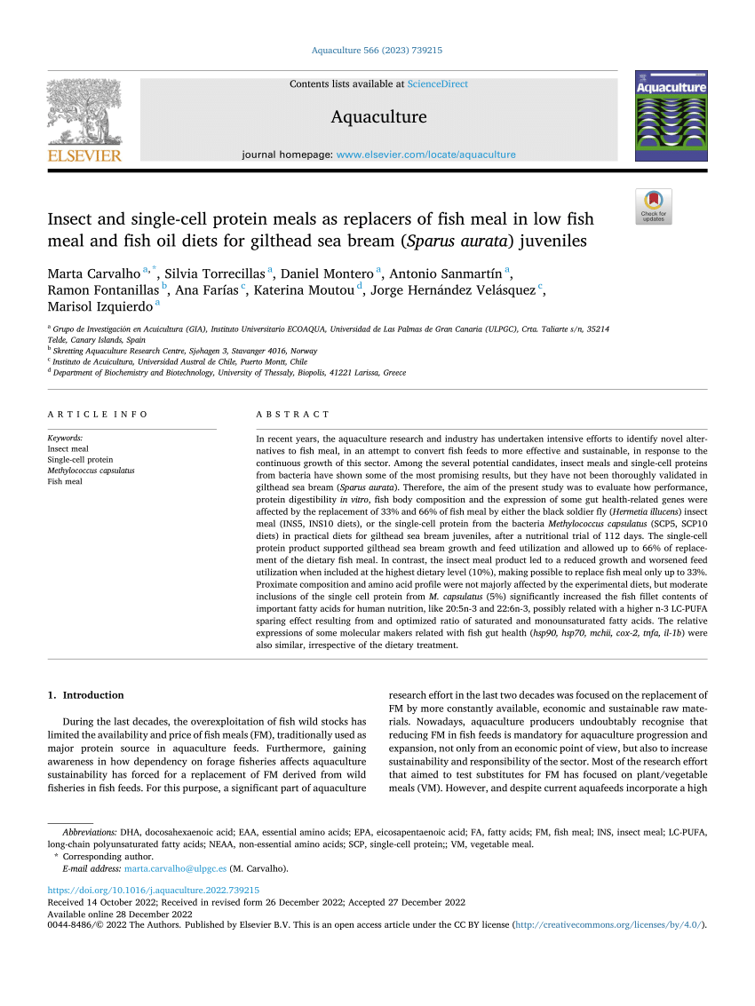 Gas to protein: Microbial single cell protein is an alternative to fishmeal  in aquaculture - ScienceDirect