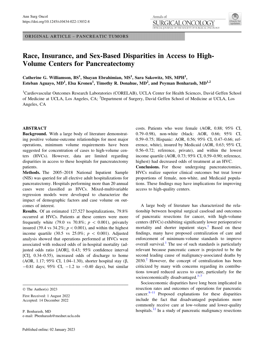 Pdf Race Insurance And Sex Based Disparities In Access To High