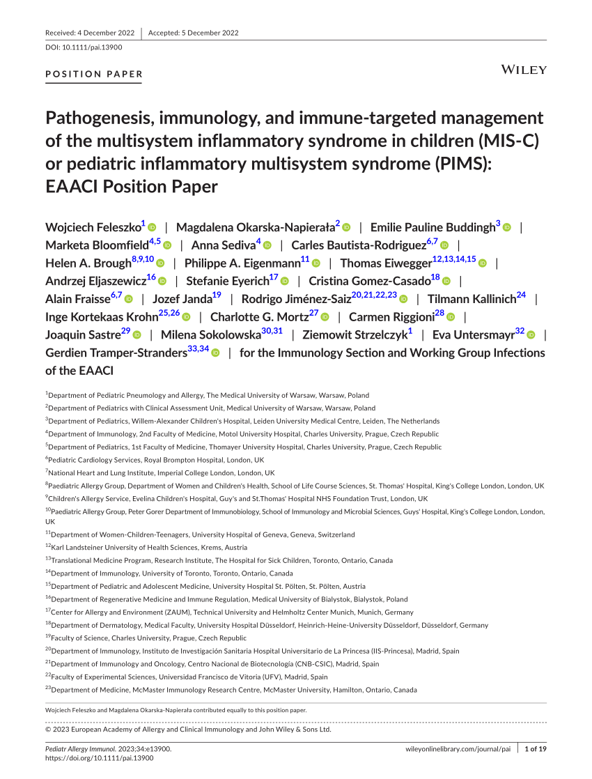 Pathogenesis, immunology, and immune‐targeted management of the