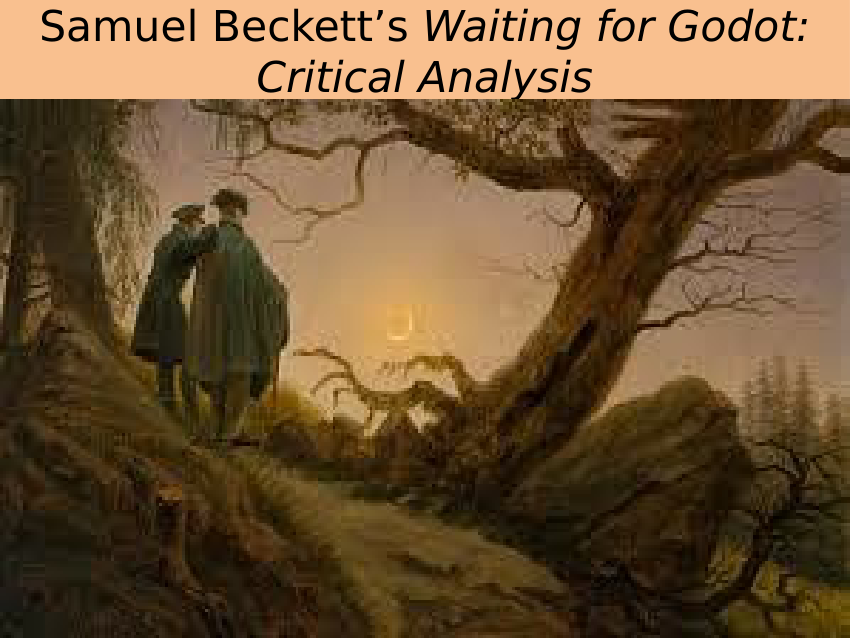 waiting for godot critical essays