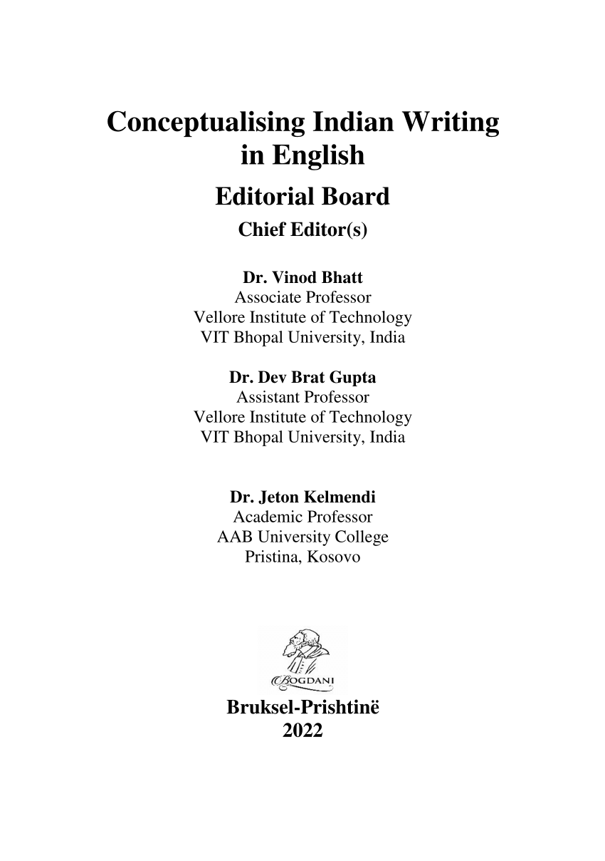 research papers on indian writing in english