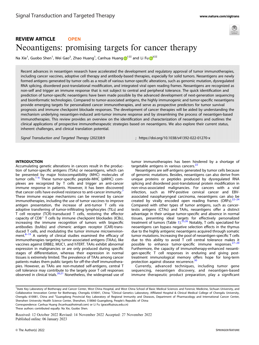 pdf-neoantigens-promising-targets-for-cancer-therapy