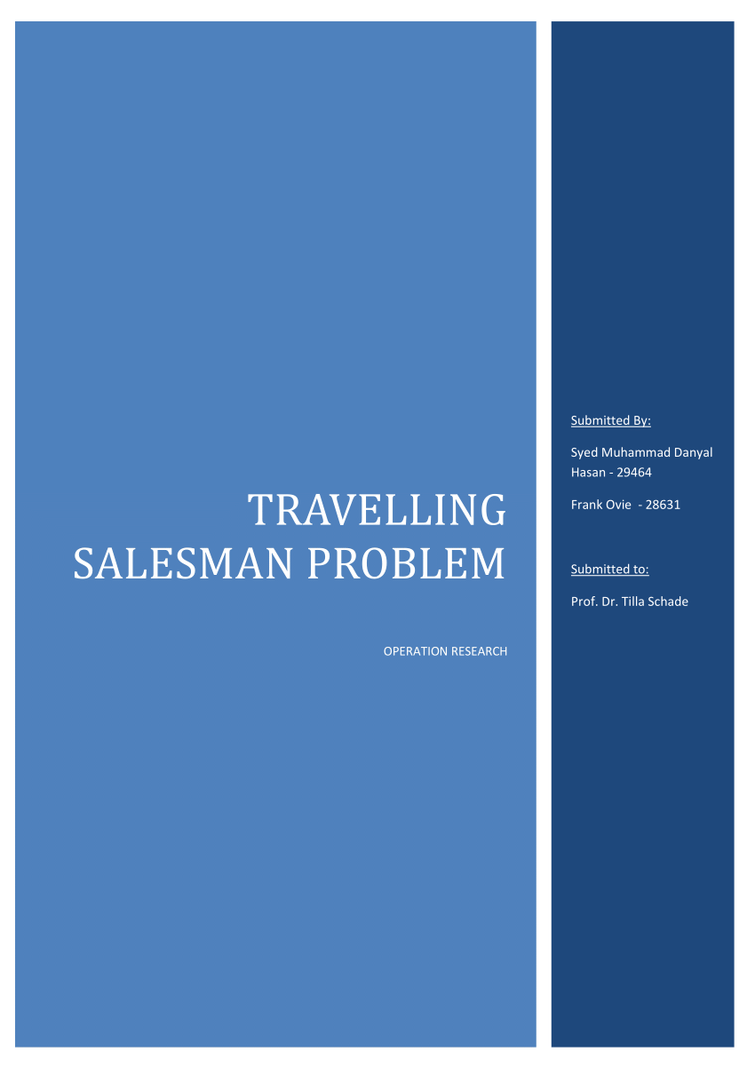 jurnal travelling salesman problem
