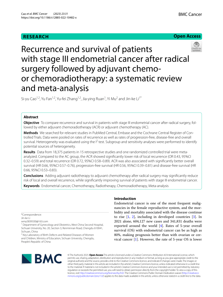 pdf-recurrence-and-survival-of-patients-with-stage-iii-endometrial