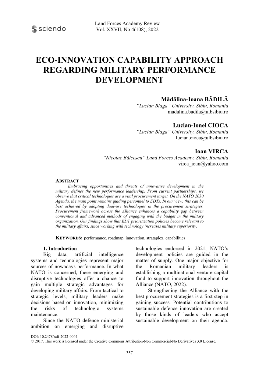 pdf-eco-innovation-capability-approach-regarding-military-performance