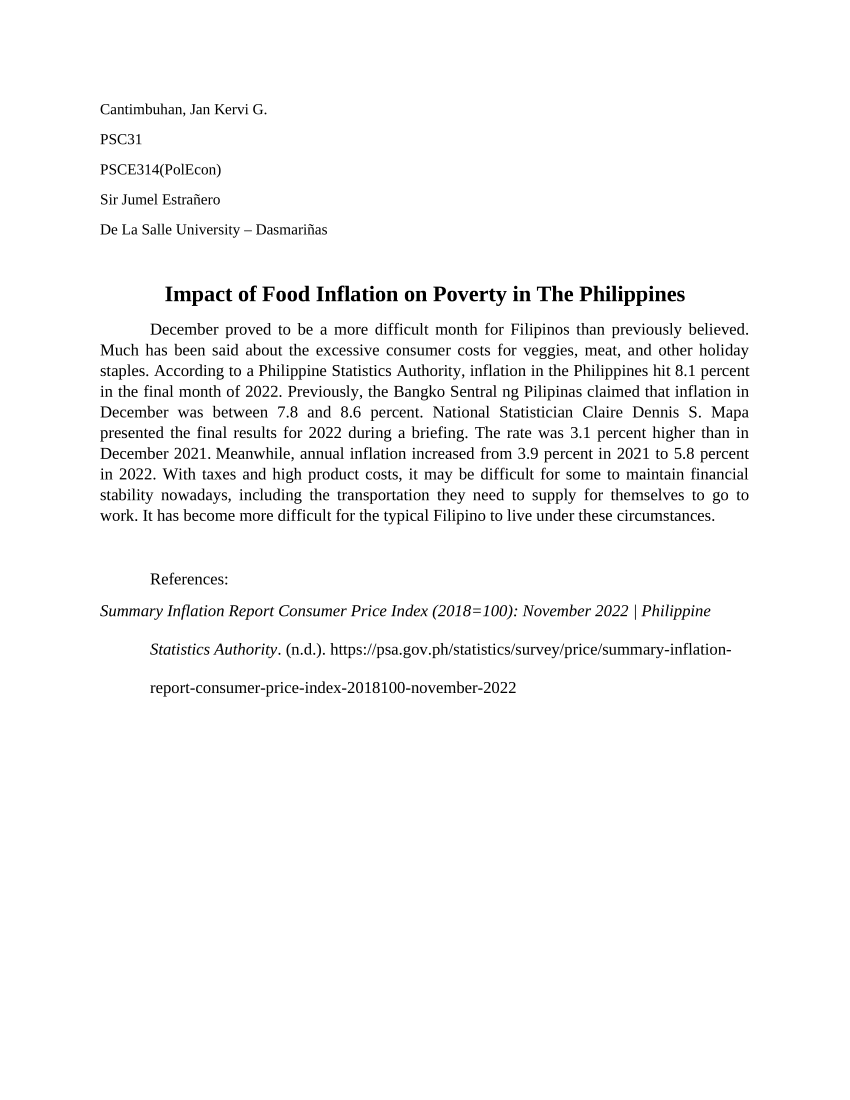 research question about poverty in the philippines