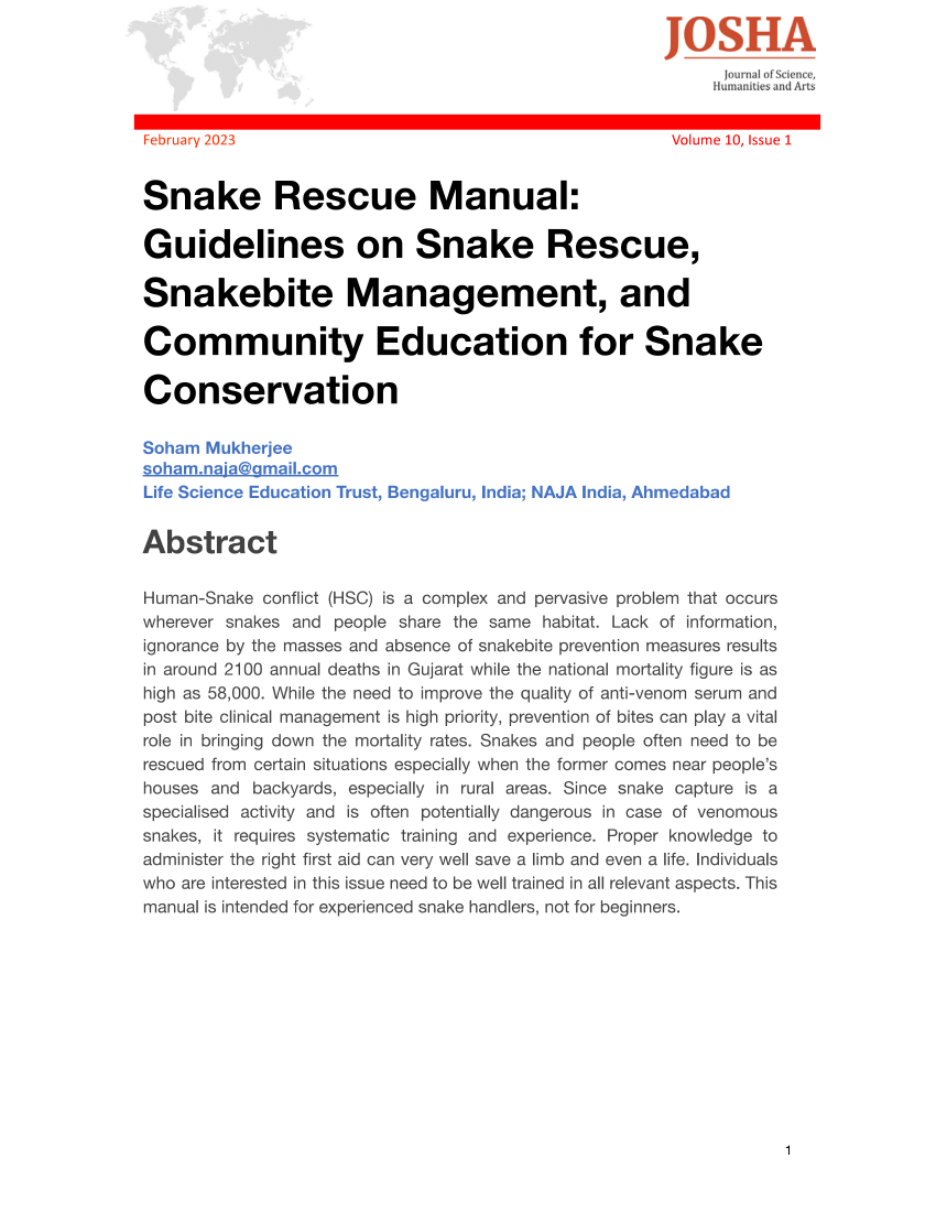 The hazards of snake rescue