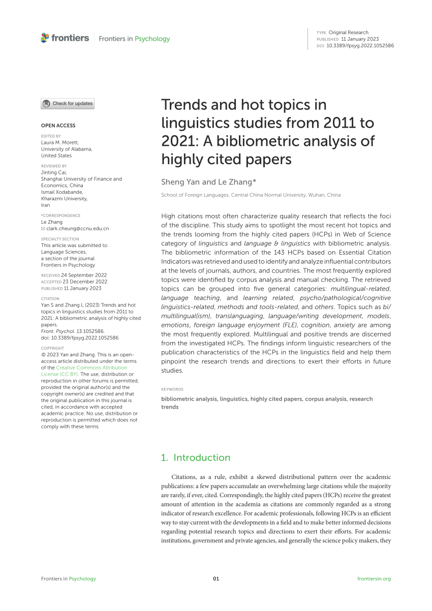 phd thesis topics in linguistics