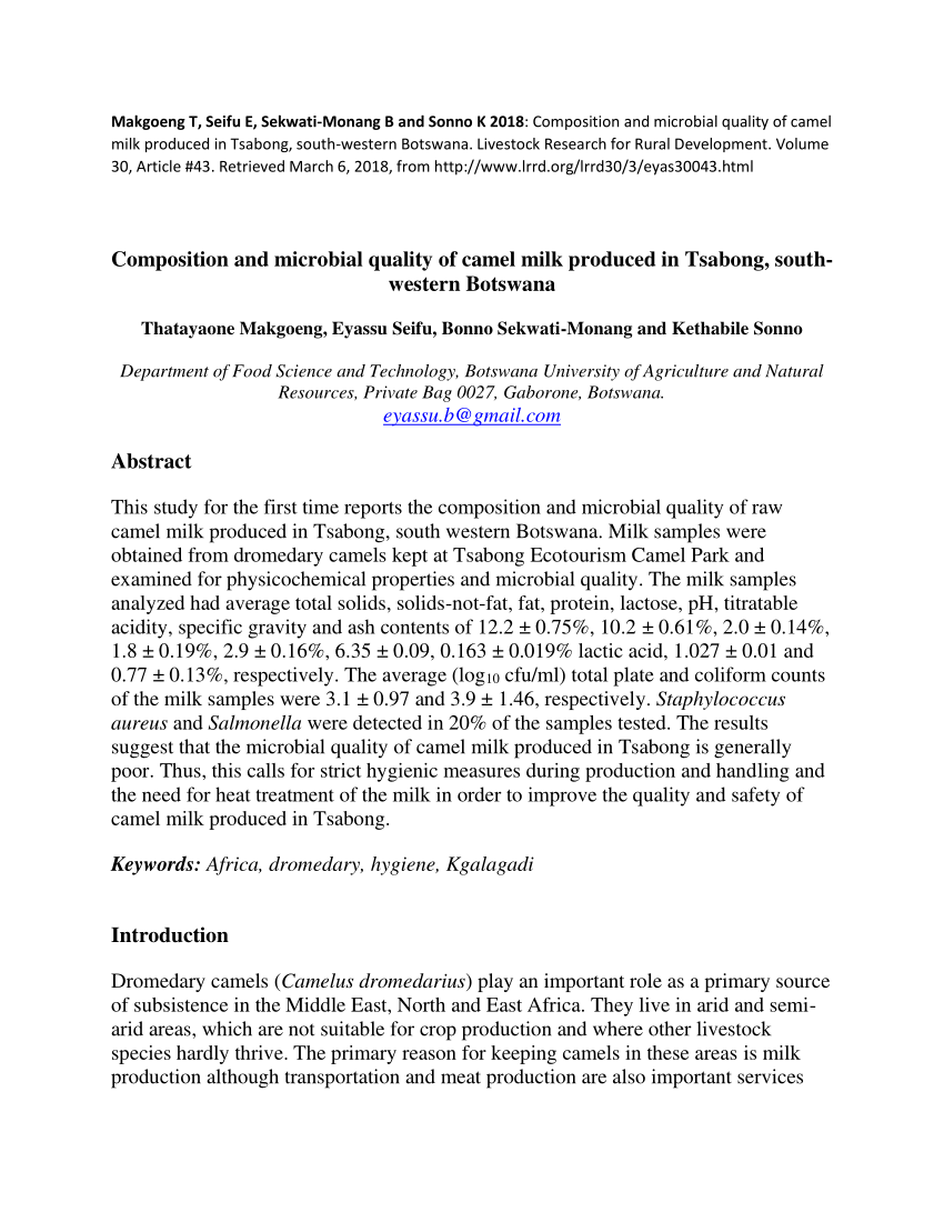 livestock research for rural development impact factor