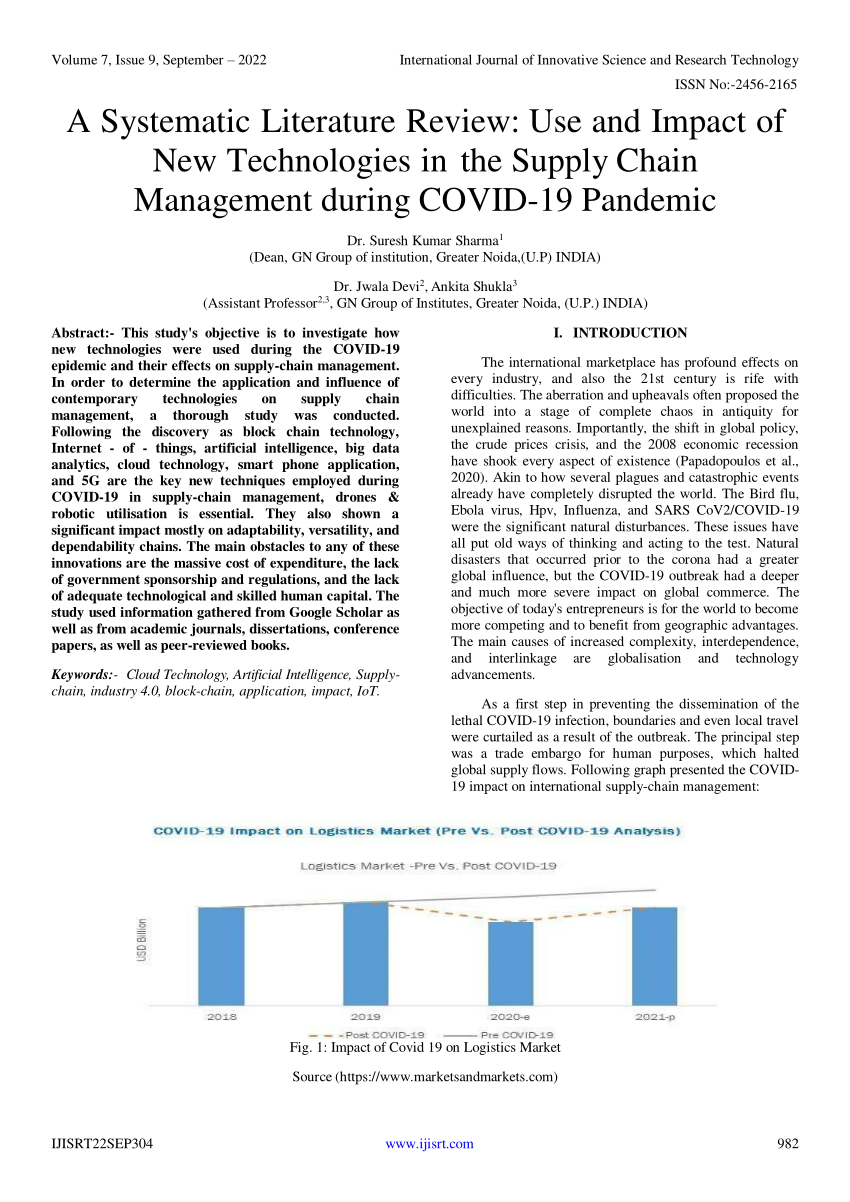 machine learning in supply chain management a systematic literature review