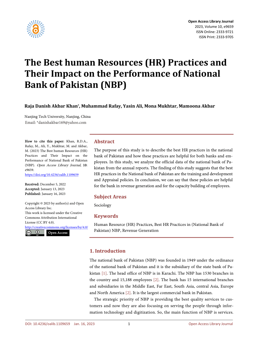 research paper on best hr practices