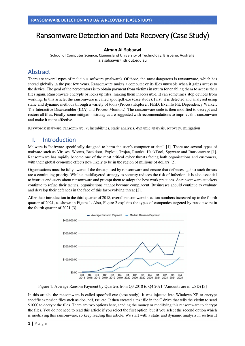 a case study of ransomware