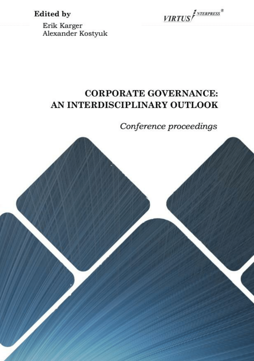 (PDF) Corporate Governance: An Interdisciplinary Outlook