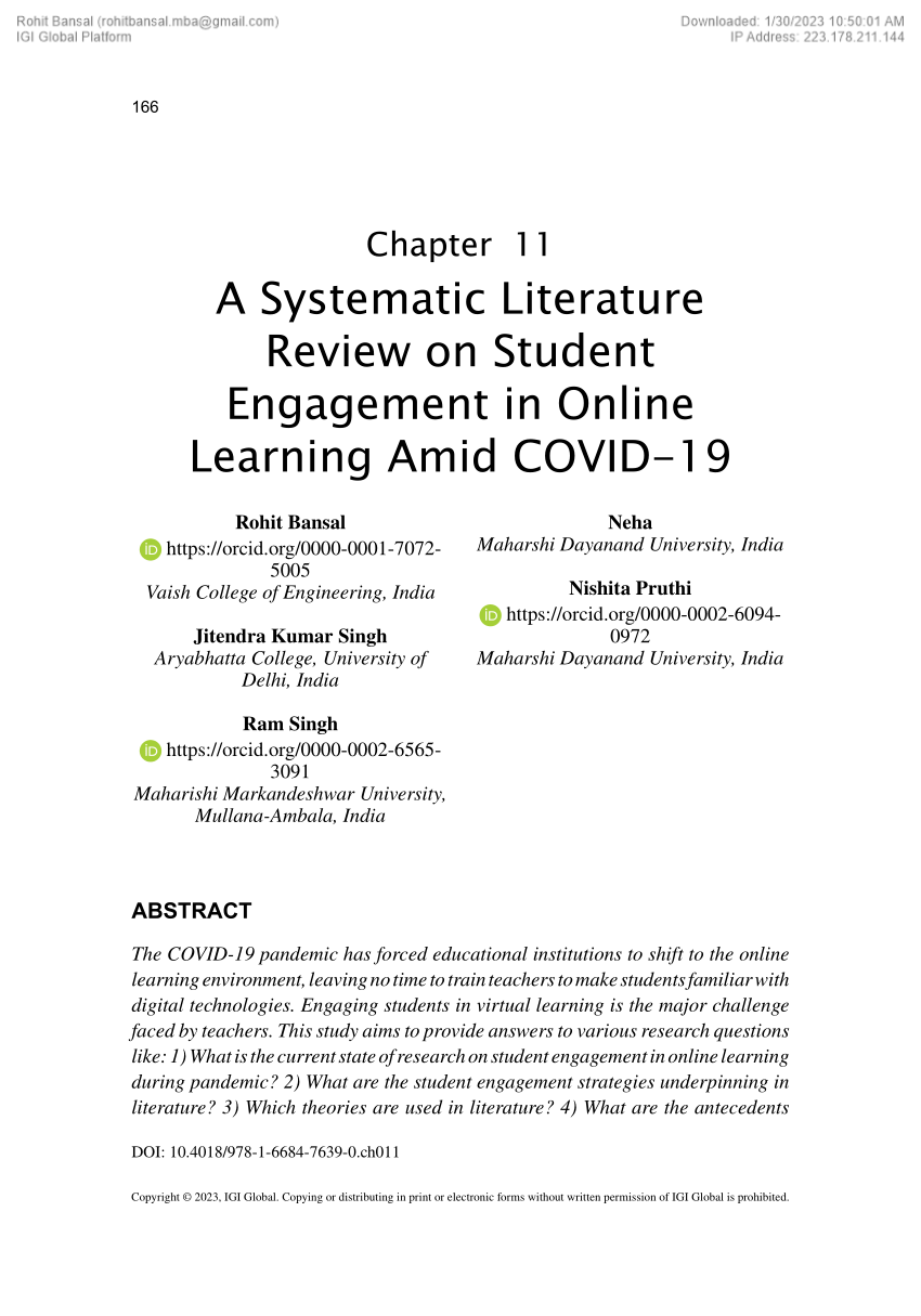literature review on collaborative learning