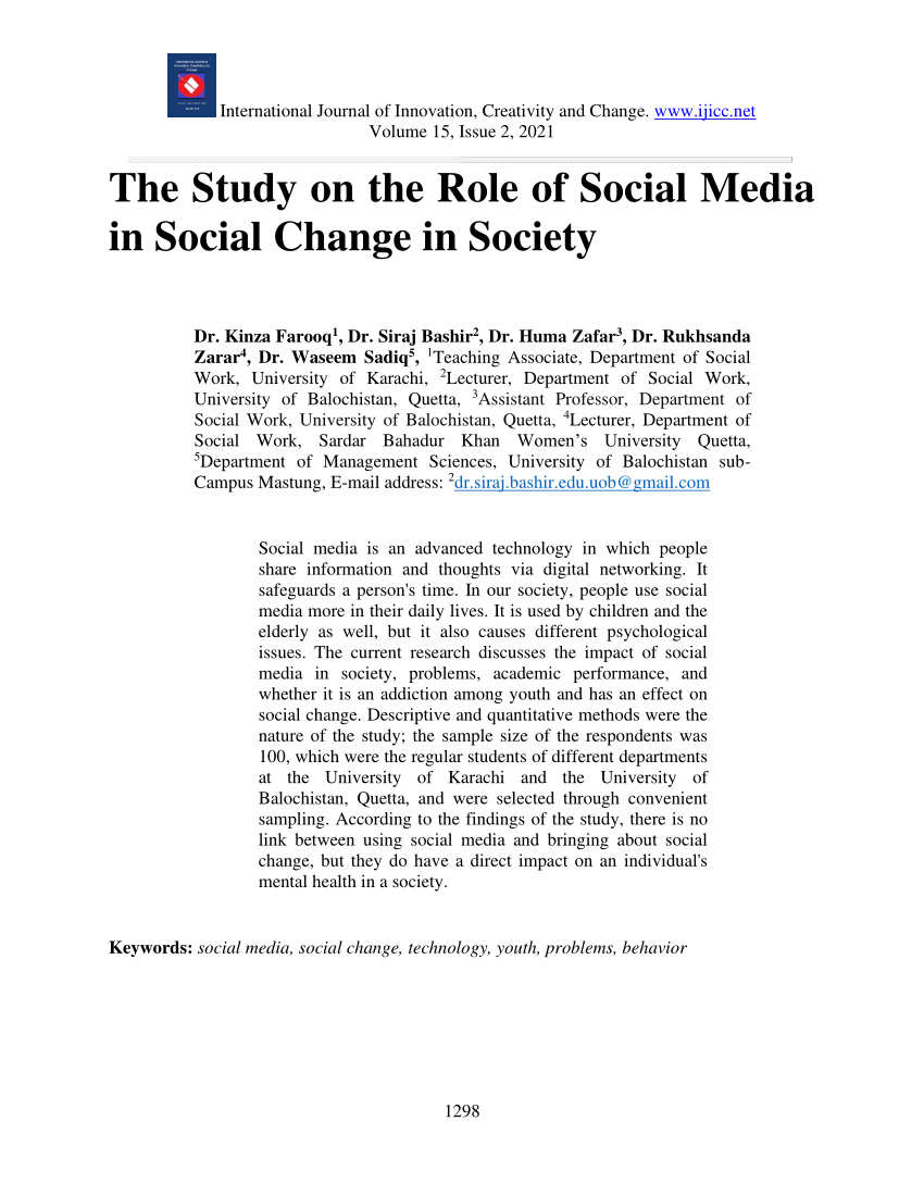 sociology research topics social media