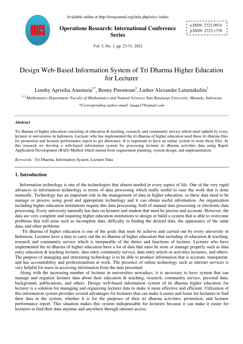 web based information system thesis
