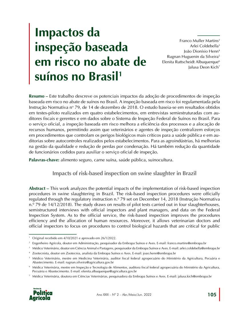 Nova instrução normativa melhora processos de inspeção de abate de