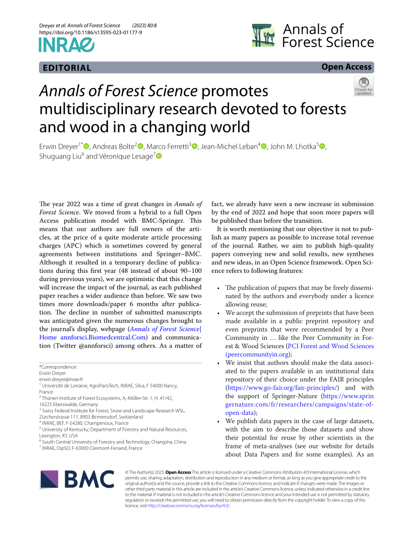 forest management research papers