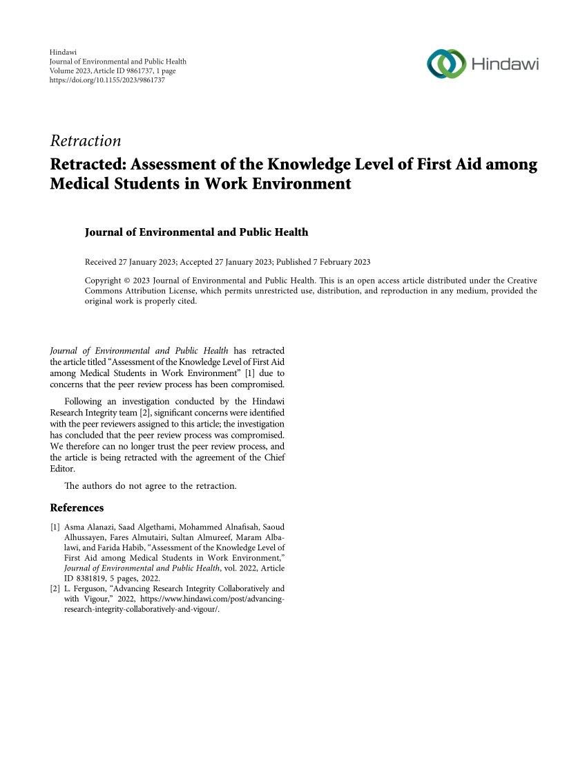 literature review on knowledge regarding first aid among students