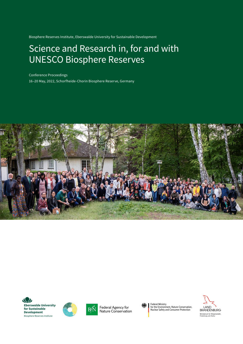 PDF) Science and Research in, for and with UNESCO Biosphere Reserves.  Conference proceedings and the Eberswalde Declaration