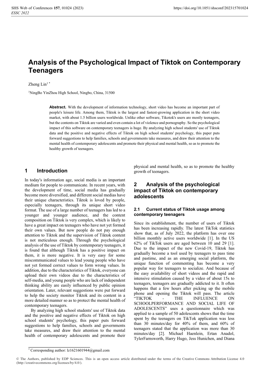 tiktok addiction research paper philippines