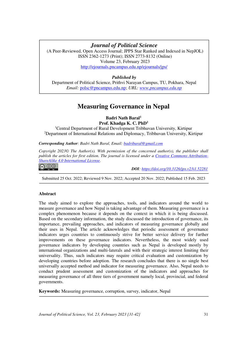 PDF Measuring Governance In Nepal   Largepreview 