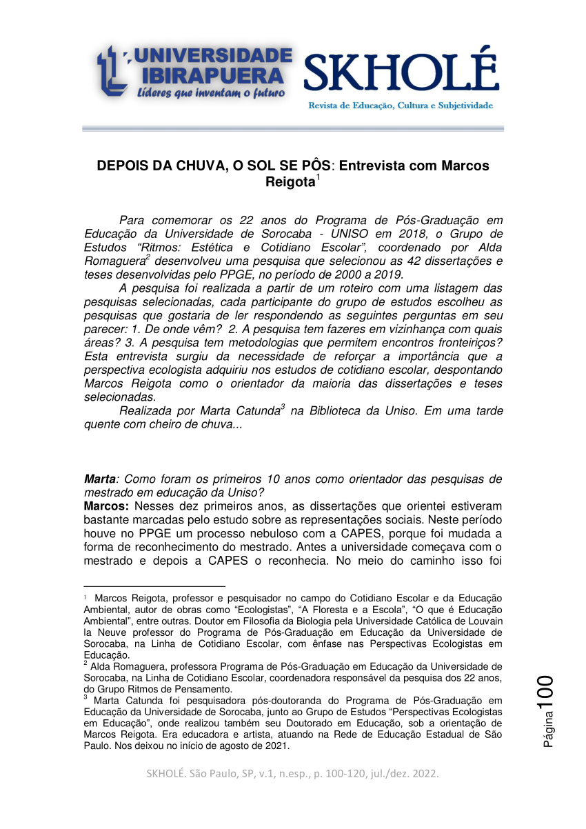 Uniso Ciência - Science @ Uniso v.5, n.10, dez./dec., 2022 by