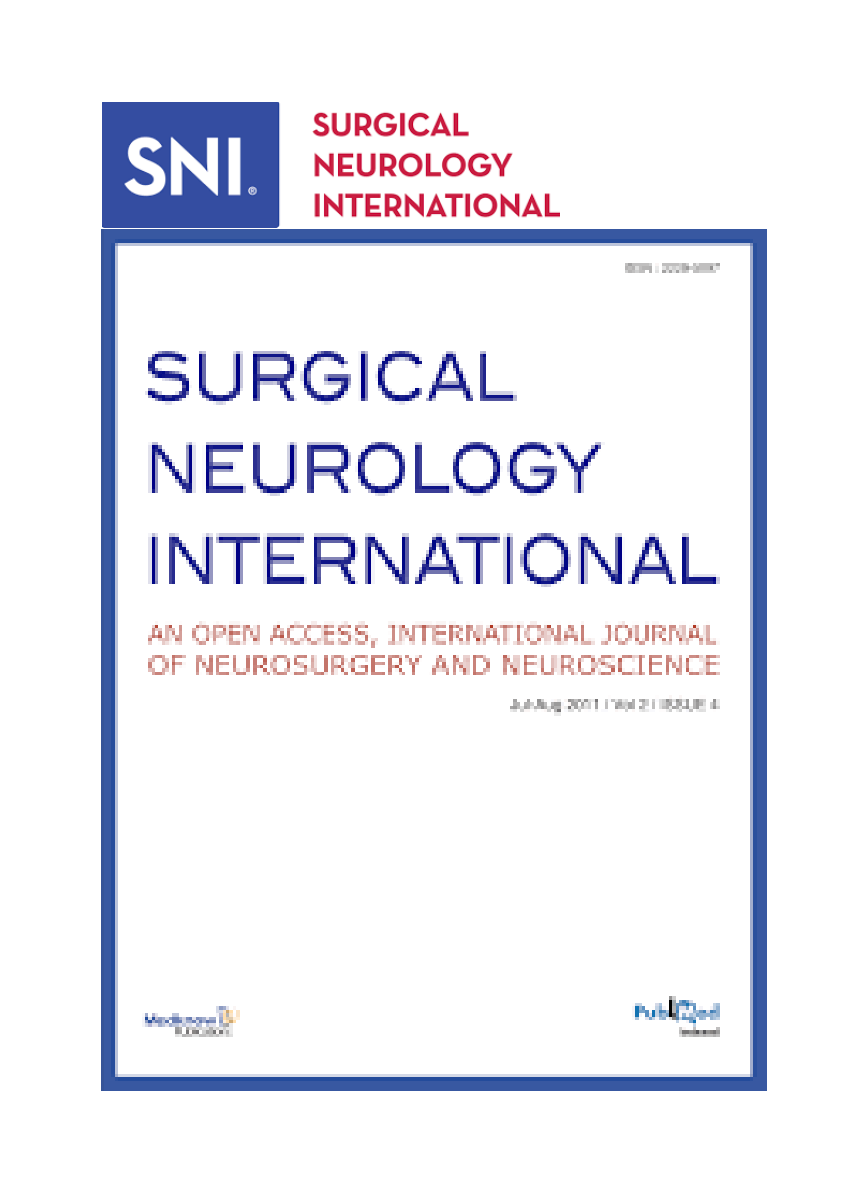 Pdf Surgical Neurology International Nlm Title Abbreviation Surg Neurol Int Titles 5515