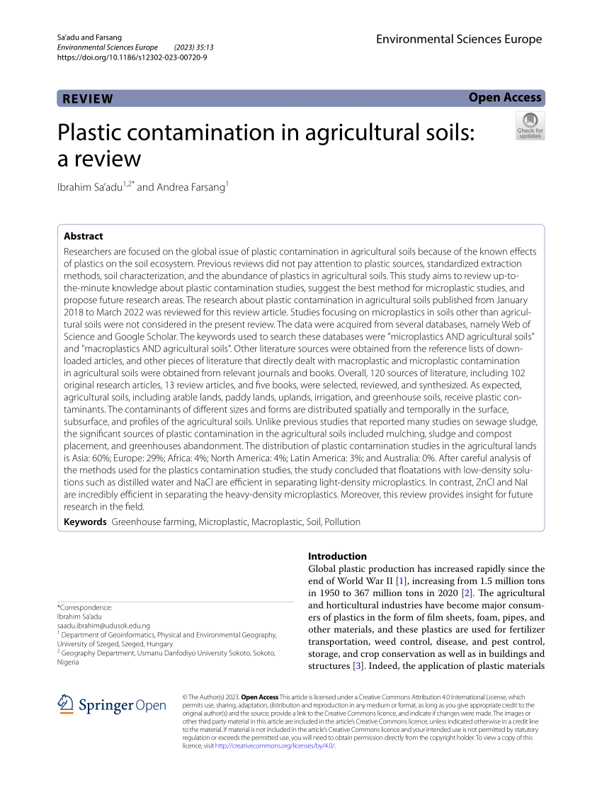 An Overlooked Entry Pathway of Microplastics into Agricultural