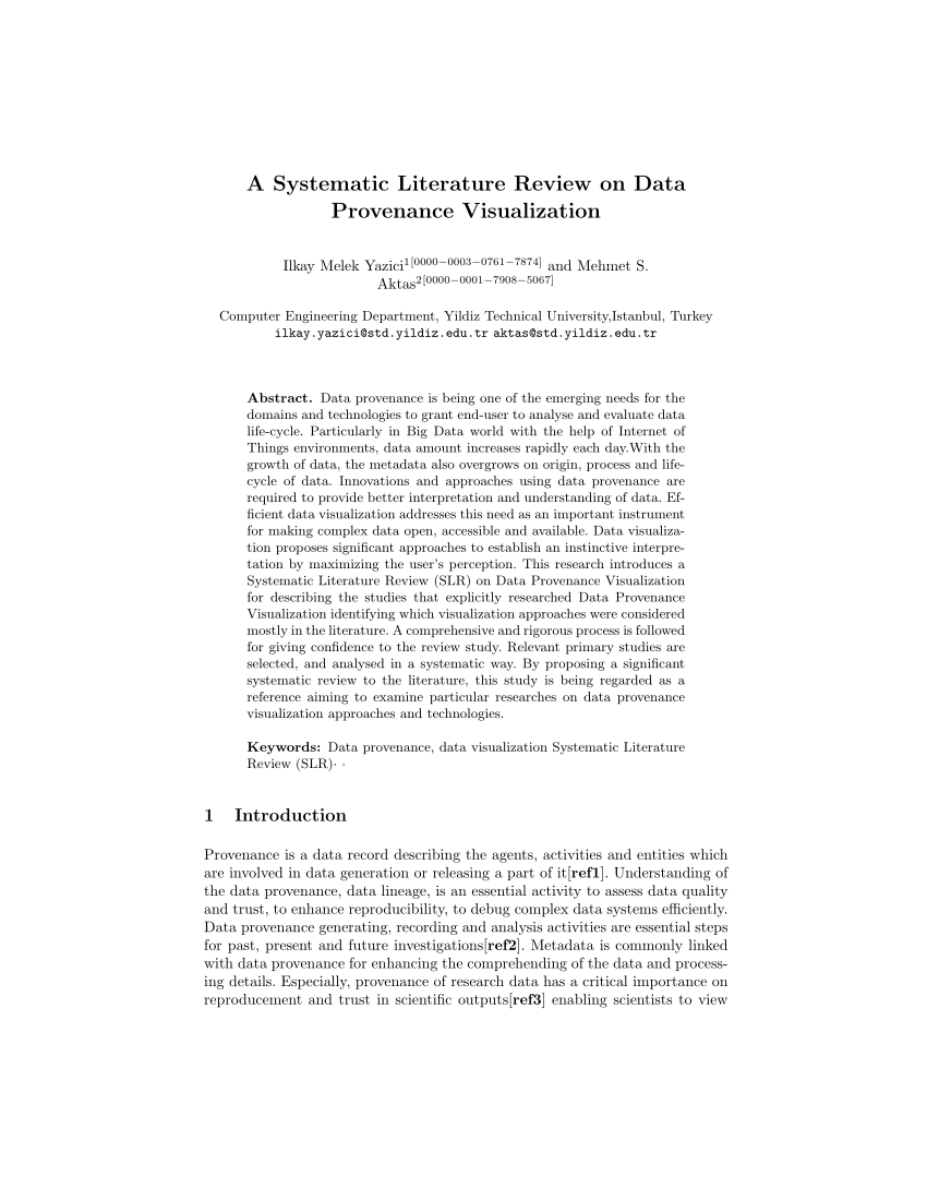 systematic literature review data visualization