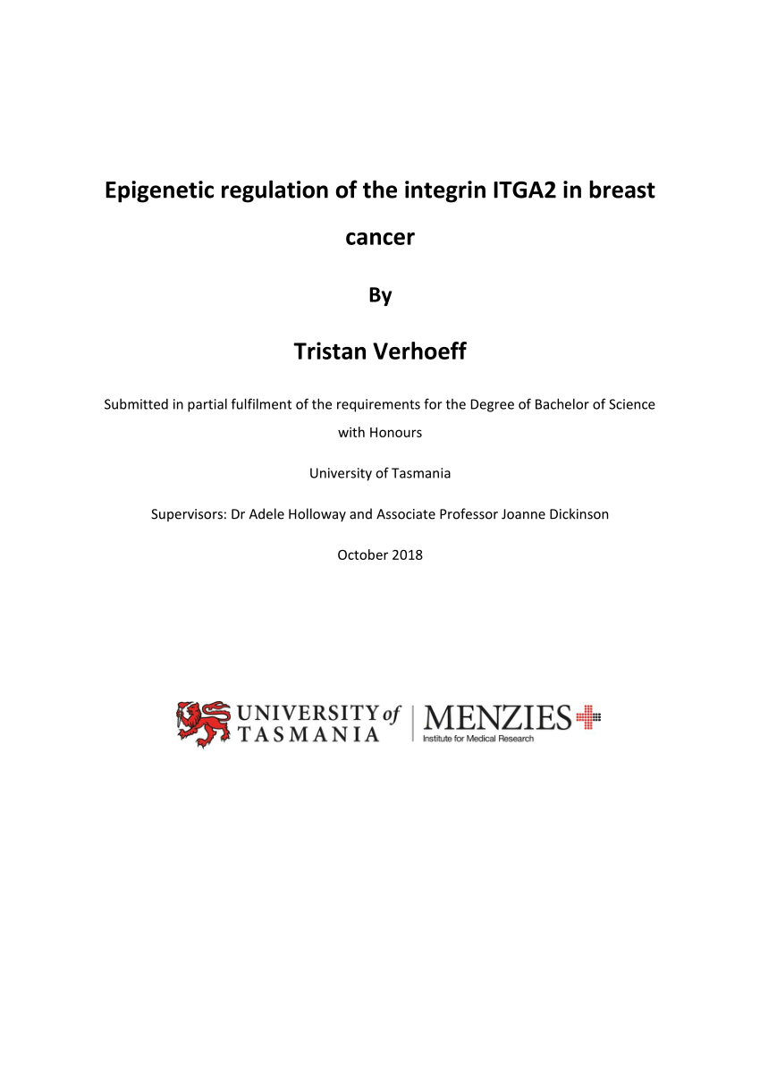 thesis on breast cancer