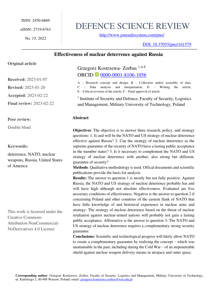 pdf-effectiveness-of-nuclear-deterrence-against-russia