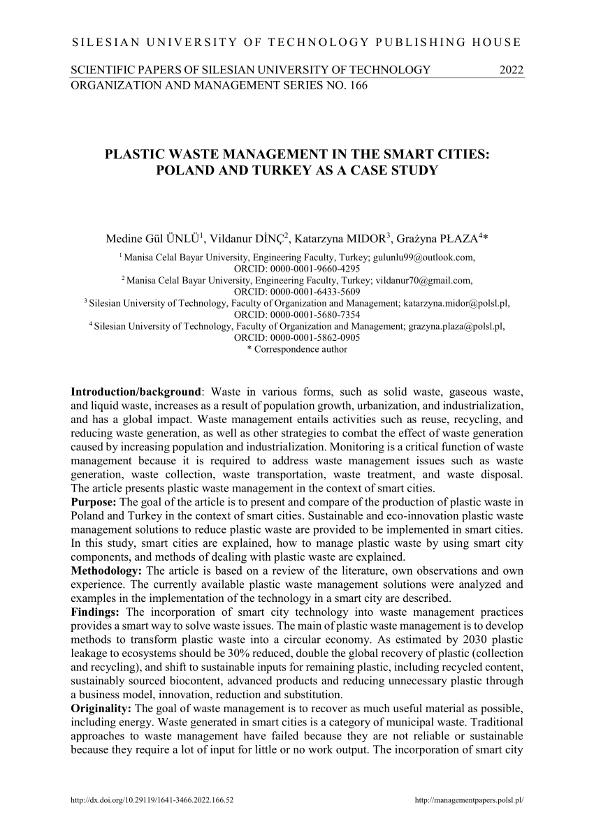 plastic waste management case study