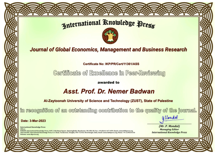 journal of global economics management and business research