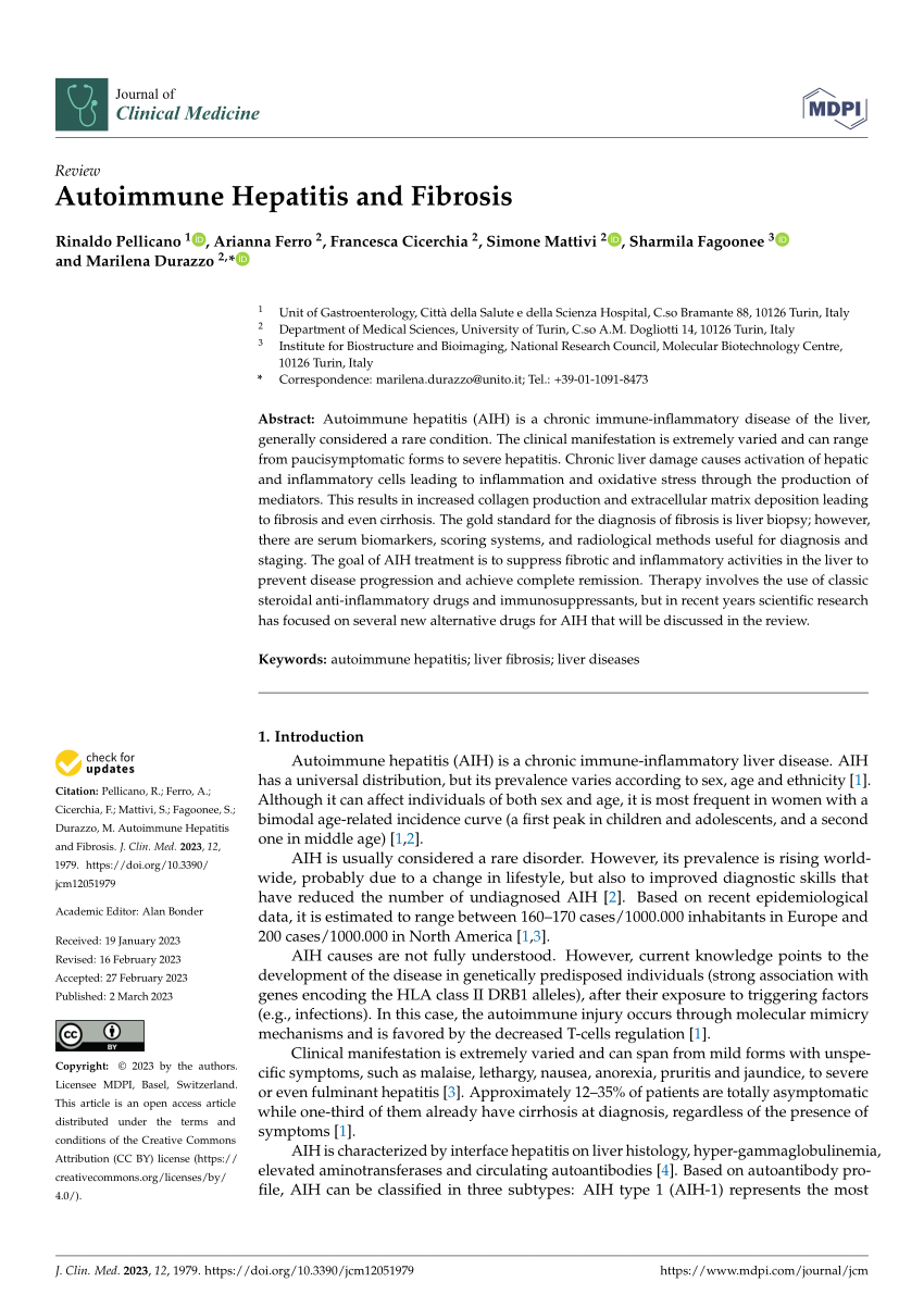 (PDF) Autoimmune Hepatitis and Fibrosis